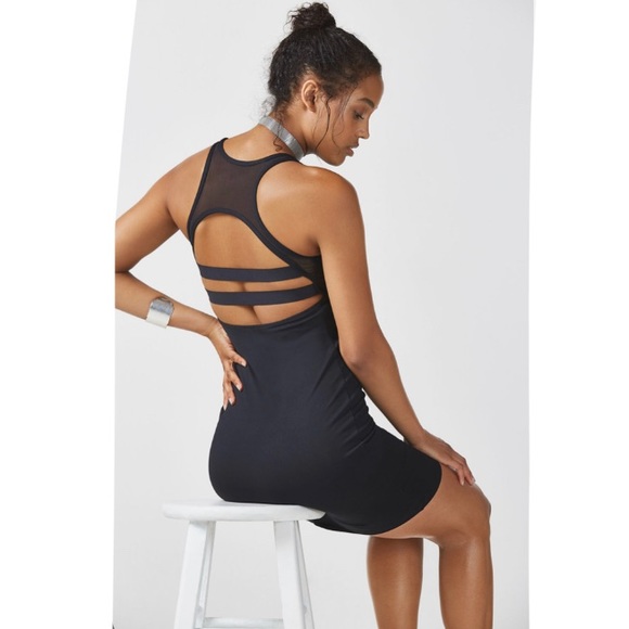 Fabletics Black Resort Tropez Mini Dress Size Small - Picture 2 of 8